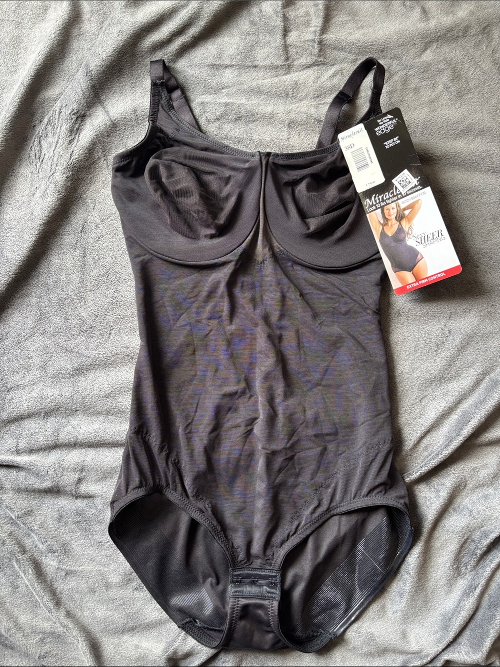 Miraclesuit Black Firm Control Bodysuit